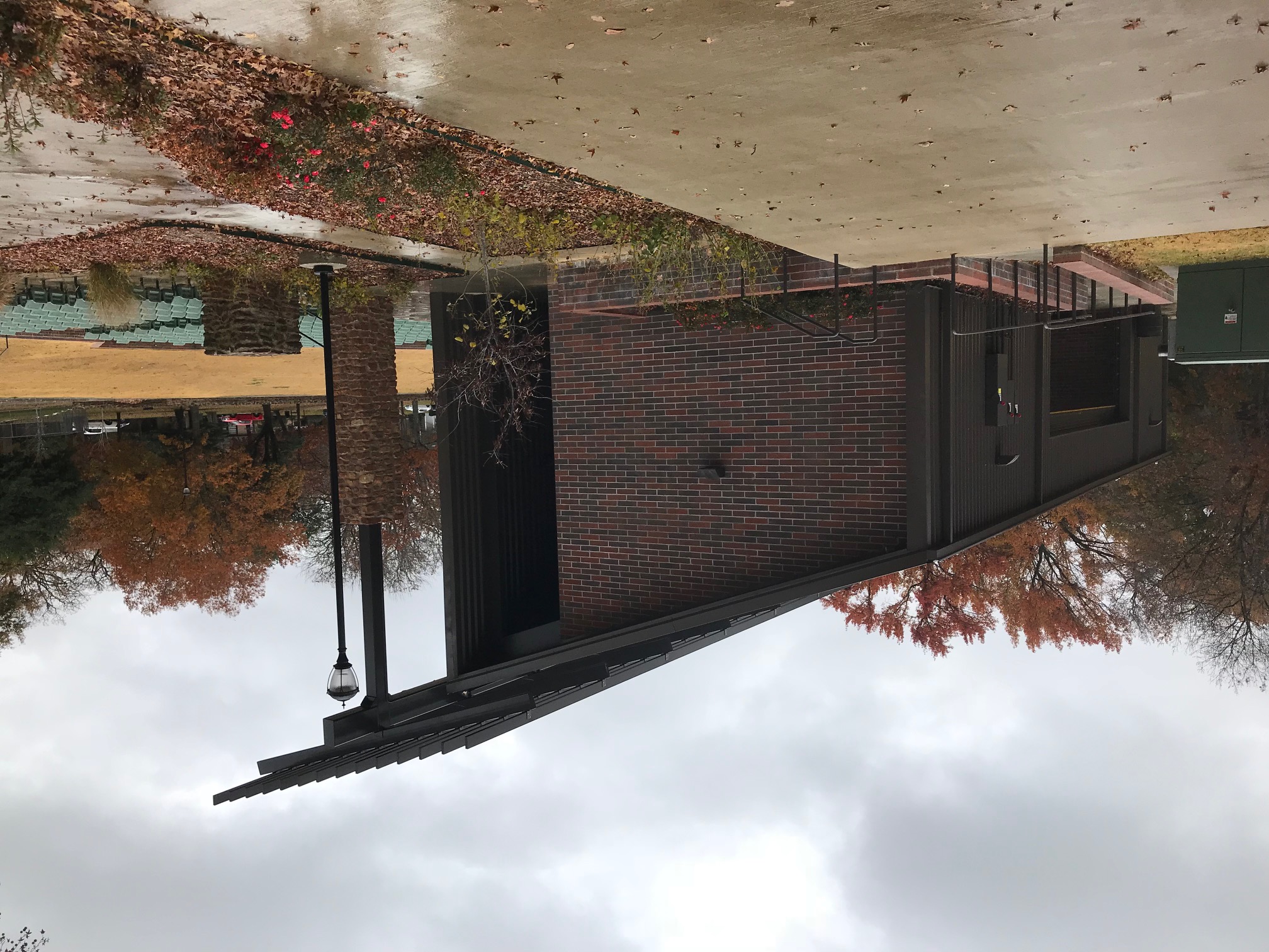 Brick commercial building